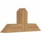 Ekena Millwork Portland Timber Gable Bracket, Western Red Cedar, 36"W x 16"H x 5 1/2"D x 5 1/2"F, 11/12 Pitch GBW036X16X0606POR00SWR - alternate 5